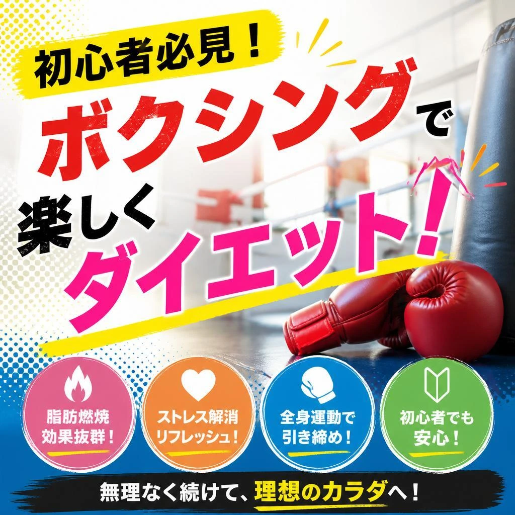 初心者必見！ボクシングで楽しくダイエット！